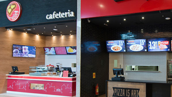 Café 3 Corações & Pizza Hut