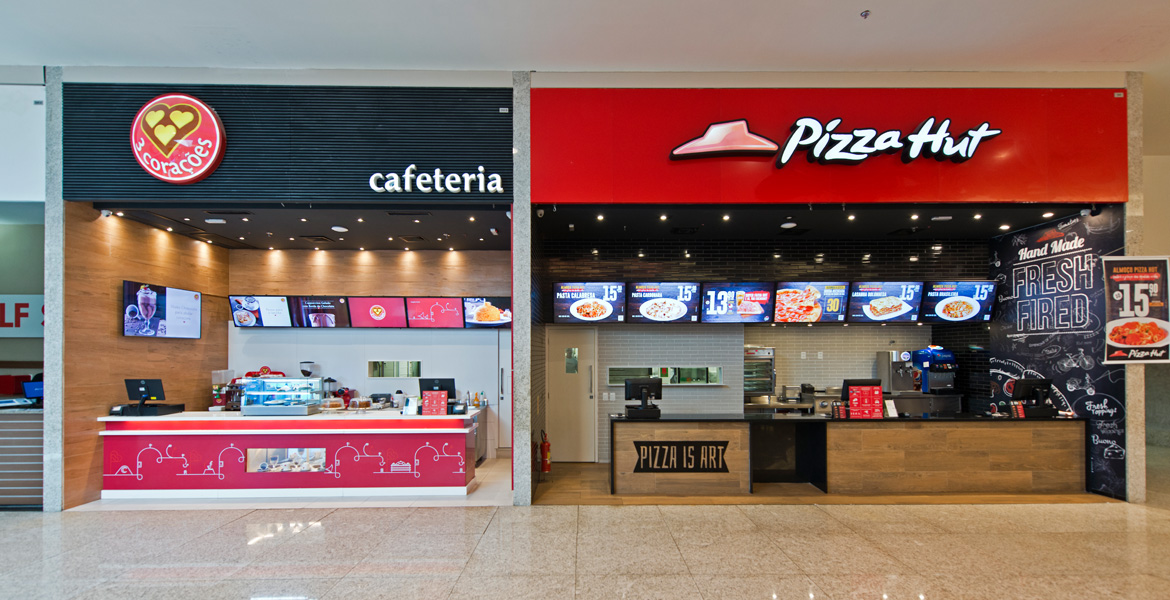 Café 3 Corações & Pizza Hut | North Shopping